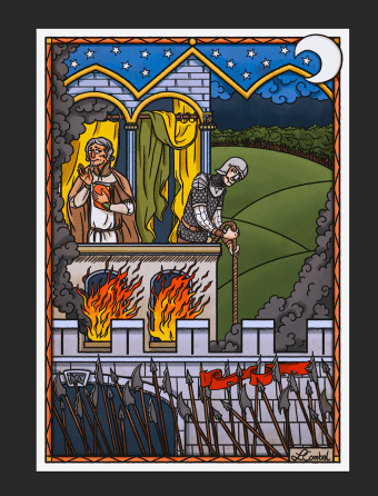 Un grand feu de joie